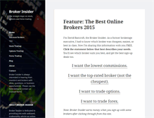 Tablet Screenshot of brokerinsider.com